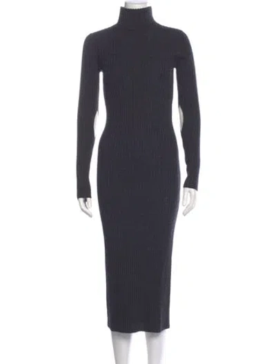 Pre-owned Iro Wool Long Dress In Gray