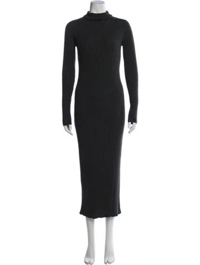 Pre-owned Iro Wool Midi Length Dress In Grey