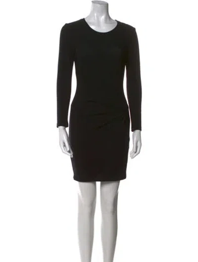 Pre-owned Iro Wool Mini Dress In Black