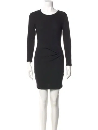 Pre-owned Iro Wool Mini Dress In Black