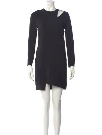 Pre-owned Iro Wool Mini Dress In Black
