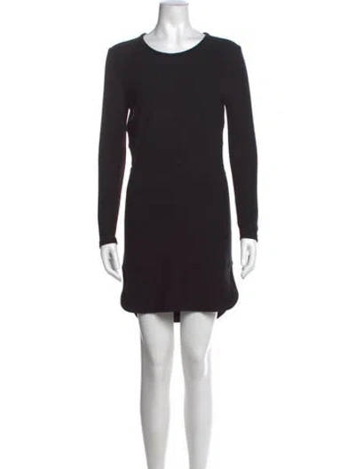 Pre-owned Iro Wool Mini Dress In Black