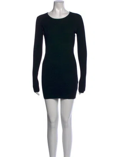 Pre-owned Iro Wool Mini Dress In Black