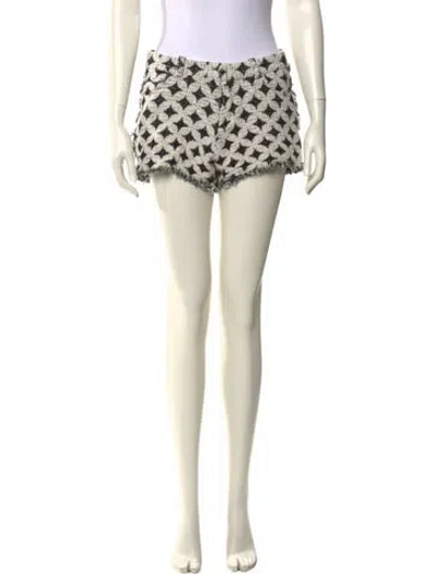 Pre-owned Iro Wool Mini Shorts In Neutral