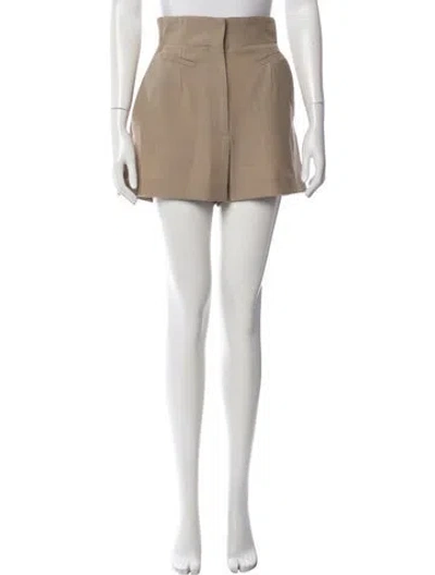 Pre-owned Iro Wool Mini Shorts In Neutrals
