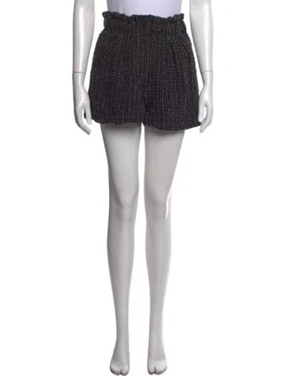 Pre-owned Iro Wool Mini Shorts W/ Tags In Black