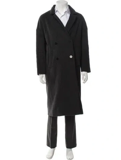 Pre-owned Iro Wool Overcoat In Black