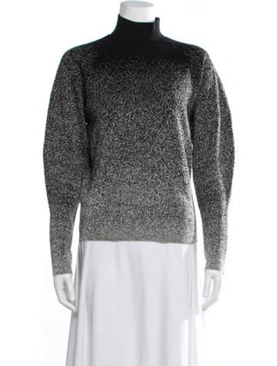 Pre-owned Iro Wool Patterned Sweater In Black