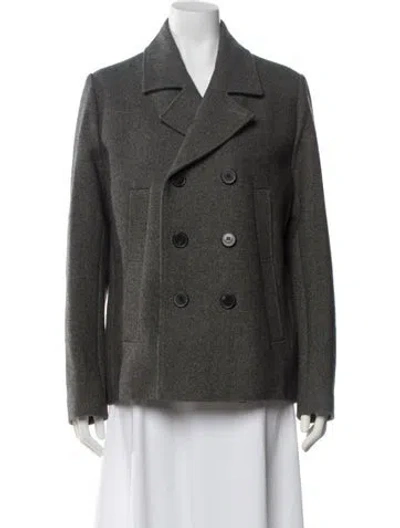 Pre-owned Iro Wool Peacoat W/ Tags In Gray