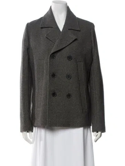 Pre-owned Iro Wool Peacoat W/ Tags In Gray