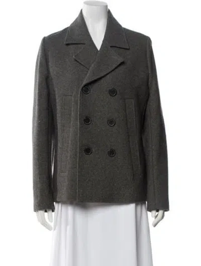 Pre-owned Iro Wool Peacoat W/ Tags In Gray