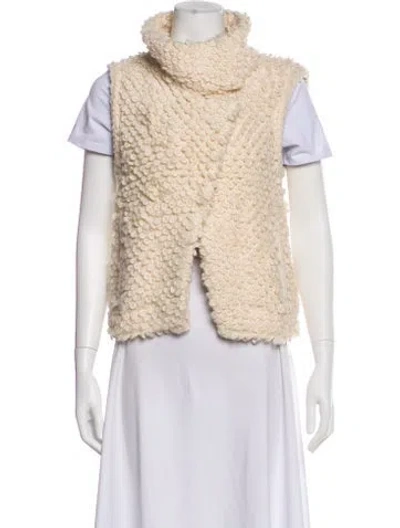 Pre-owned Iro Wool Printed Vest In Neutral