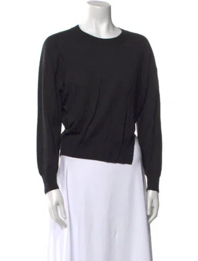 Pre-owned Iro Wool Scoop Neck Sweater In Blue