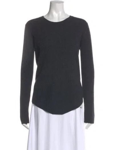 Pre-owned Iro Wool Scoop Neck Sweater In Gray