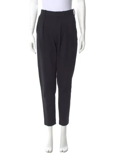 Pre-owned Iro Wool Skinny Leg Pants In Black