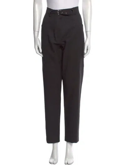 Pre-owned Iro Wool Skinny Leg Pants In Gray