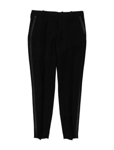 Pre-owned Iro Wool Straight Leg Pants In Black