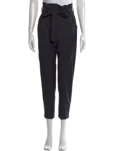 Pre-owned Iro Wool Straight Leg Pants In Gray
