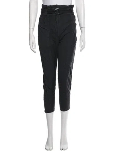 Pre-owned Iro Wool Straight Leg Pants In Grey