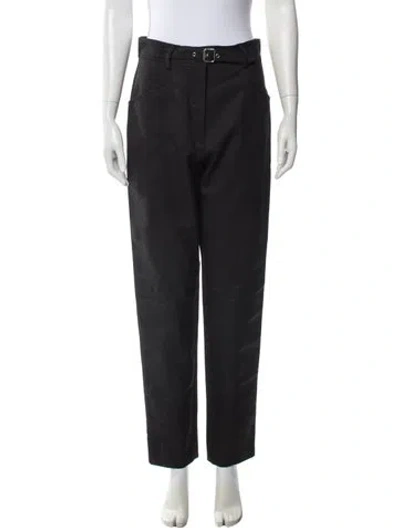 Pre-owned Iro Wool Straight Leg Pants W/ Tags In Black