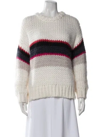 Pre-owned Iro Wool Striped Sweater In Neutrals