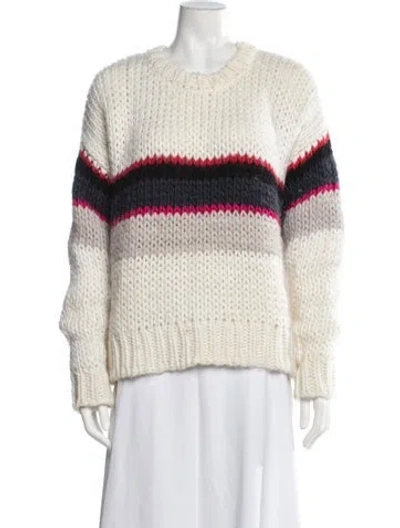 Pre-owned Iro Wool Striped Sweater In Neutrals