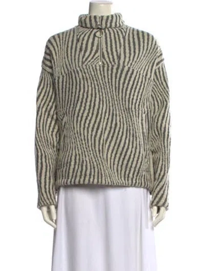 Pre-owned Iro Wool Striped Sweatshirt In Neutral