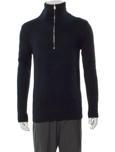 Pre-owned Iro Wool Turtleneck Pullover W/ Tags In Blue