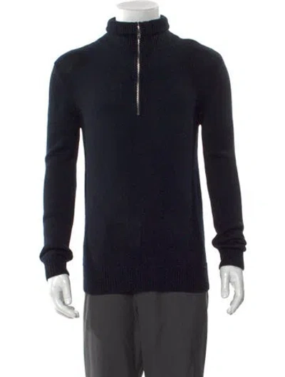 Pre-owned Iro Wool Turtleneck Pullover W/ Tags In Blue