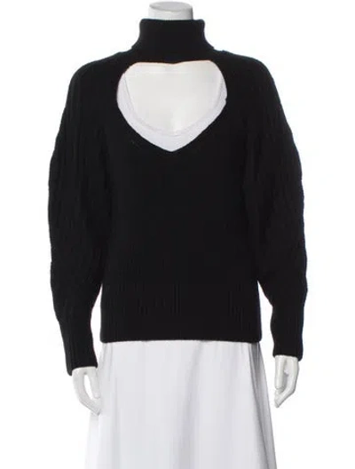 Pre-owned Iro Wool Turtleneck Sweater In Black