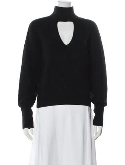 Pre-owned Iro Wool Turtleneck Sweater In Black