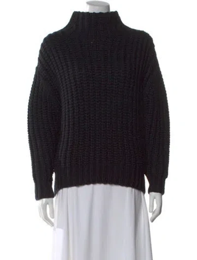 Pre-owned Iro Wool Turtleneck Sweater In Black