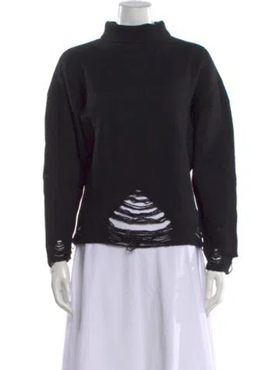 Pre-owned Iro Wool Turtleneck Sweater In Black