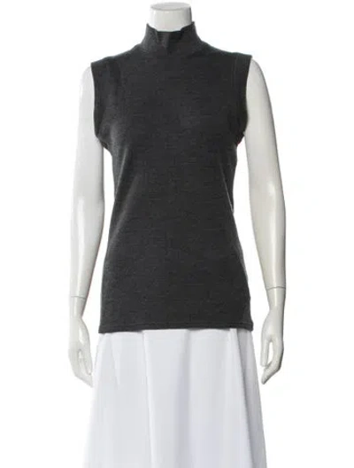 Pre-owned Iro Wool Turtleneck Sweater In Gray