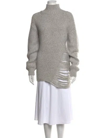Pre-owned Iro Wool Turtleneck Sweater In Grey