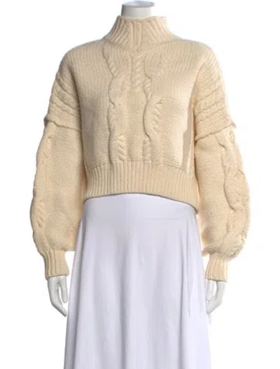 Pre-owned Iro Wool Turtleneck Sweater In Neutrals