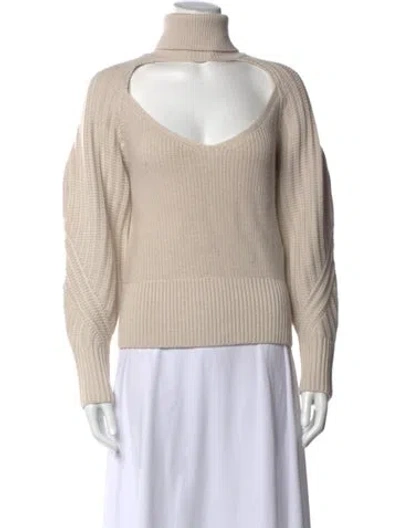 Pre-owned Iro Wool Turtleneck Sweater In Neutrals
