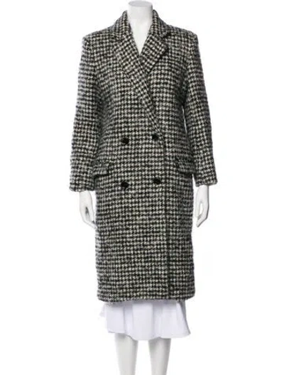Pre-owned Iro Wool Tweed Pattern Coat In Multi