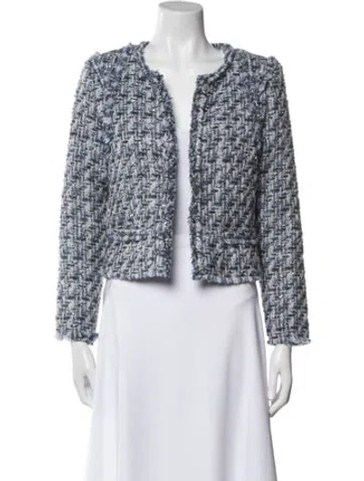 Pre-owned Iro Wool Tweed Pattern Evening Jacket