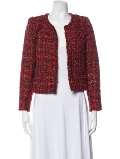 Pre-owned Iro Wool Tweed Pattern Evening Jacket
