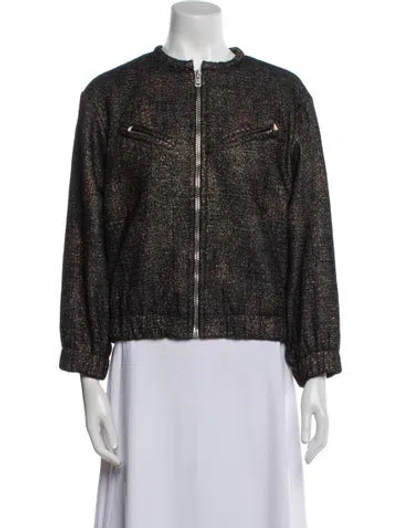 Pre-owned Iro Wool Tweed Pattern Evening Jacket In Multi