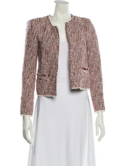 Pre-owned Iro Wool Tweed Pattern Evening Jacket W/ Tags