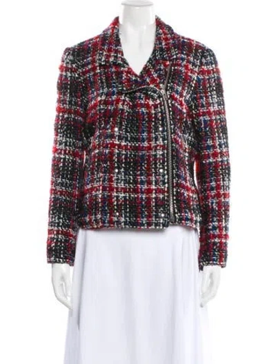 Pre-owned Iro Wool Tweed Pattern Jacket In Multi