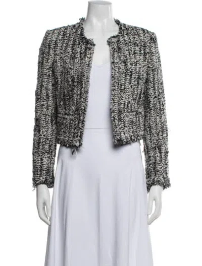 Pre-owned Iro Wool Tweed Pattern Jacket In Multi
