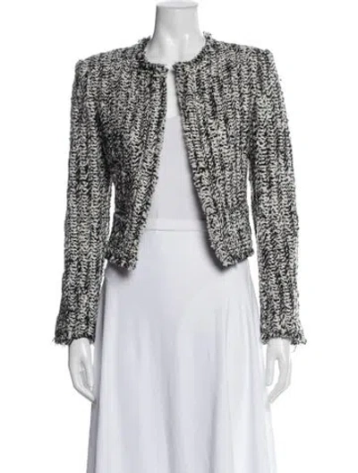 Pre-owned Iro Wool Tweed Pattern Jacket In Multi