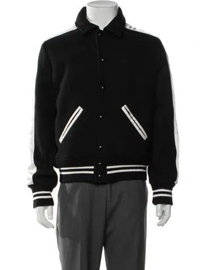 Pre-owned Iro Wool Varsity Jacket W/ Tags In Black