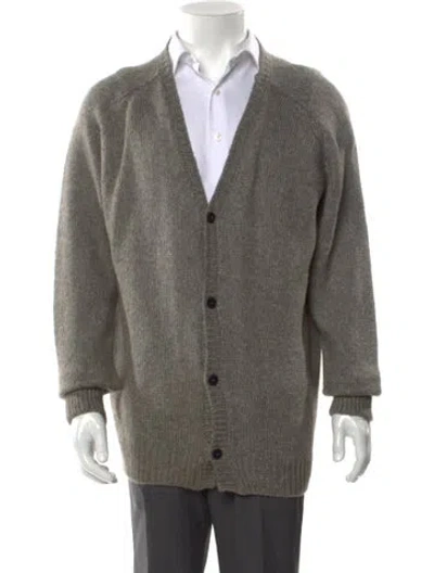 Pre-owned Iro Wool V-neck Cardigan W/ Tags In Neutral