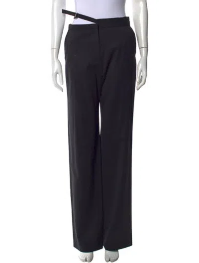 Pre-owned Iro Wool Wide Leg Pants In Grey