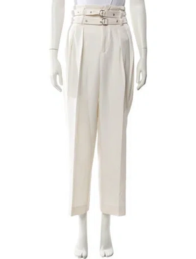 Pre-owned Iro Wool Wide Leg Pants In Neutral