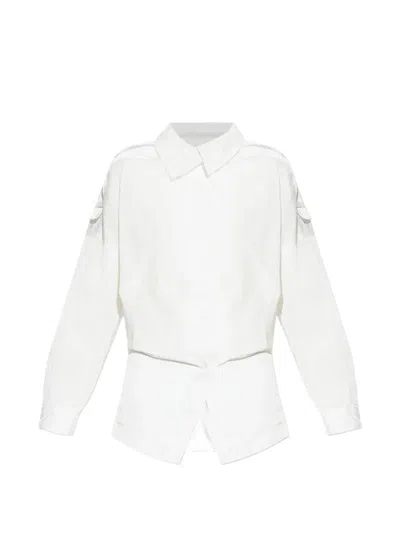 Iro Wouna Epaulette-detail Twisted-waist Jacket In Multi